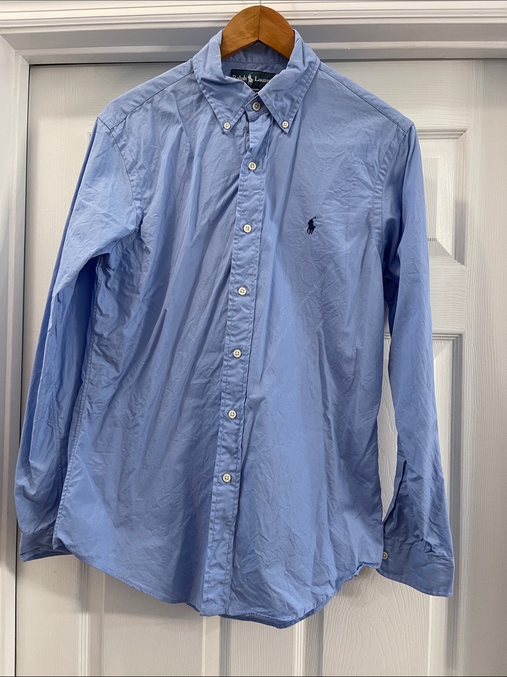 Ralph Lauren Light Blue Button-Down Oxford Shirt
